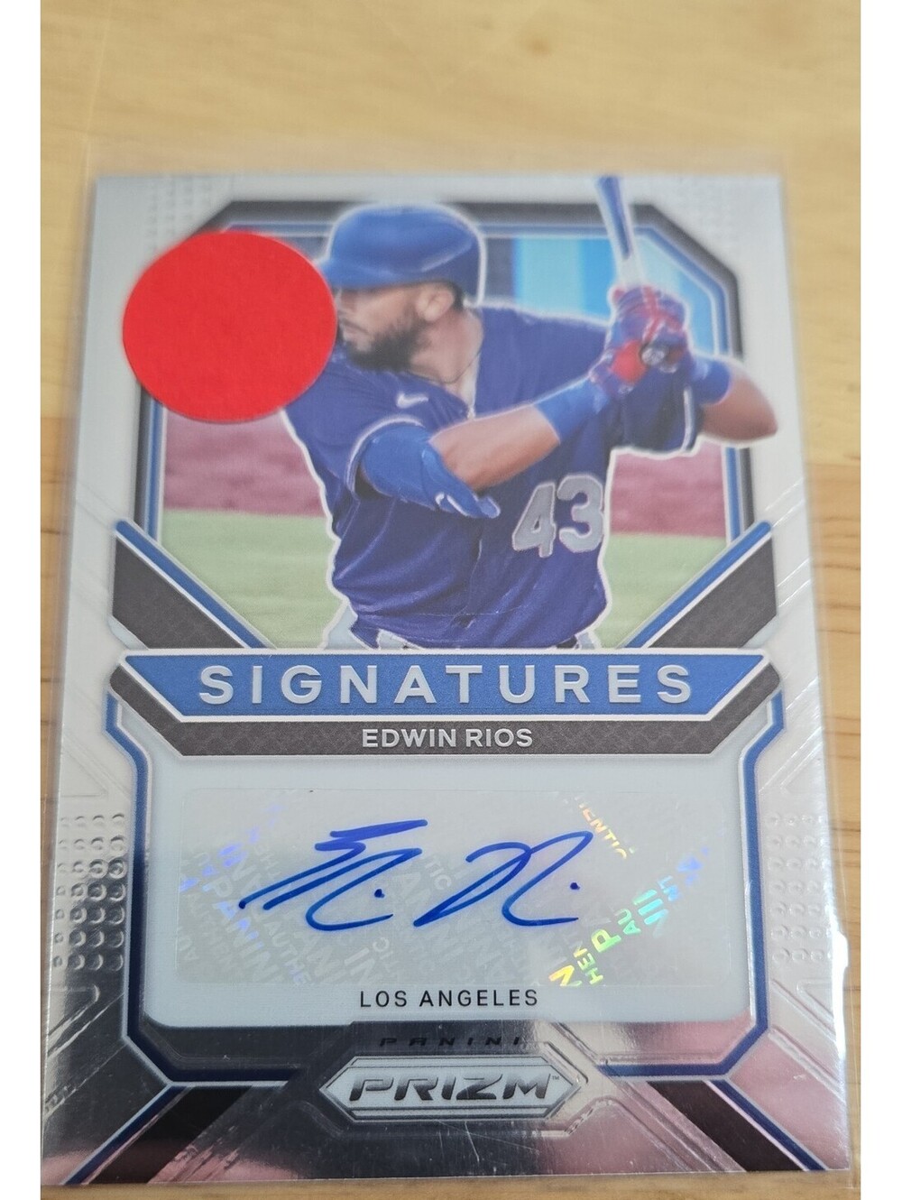 2021 Panini Prizm - Signatures Edwin Rios #SIG-ER (AU)